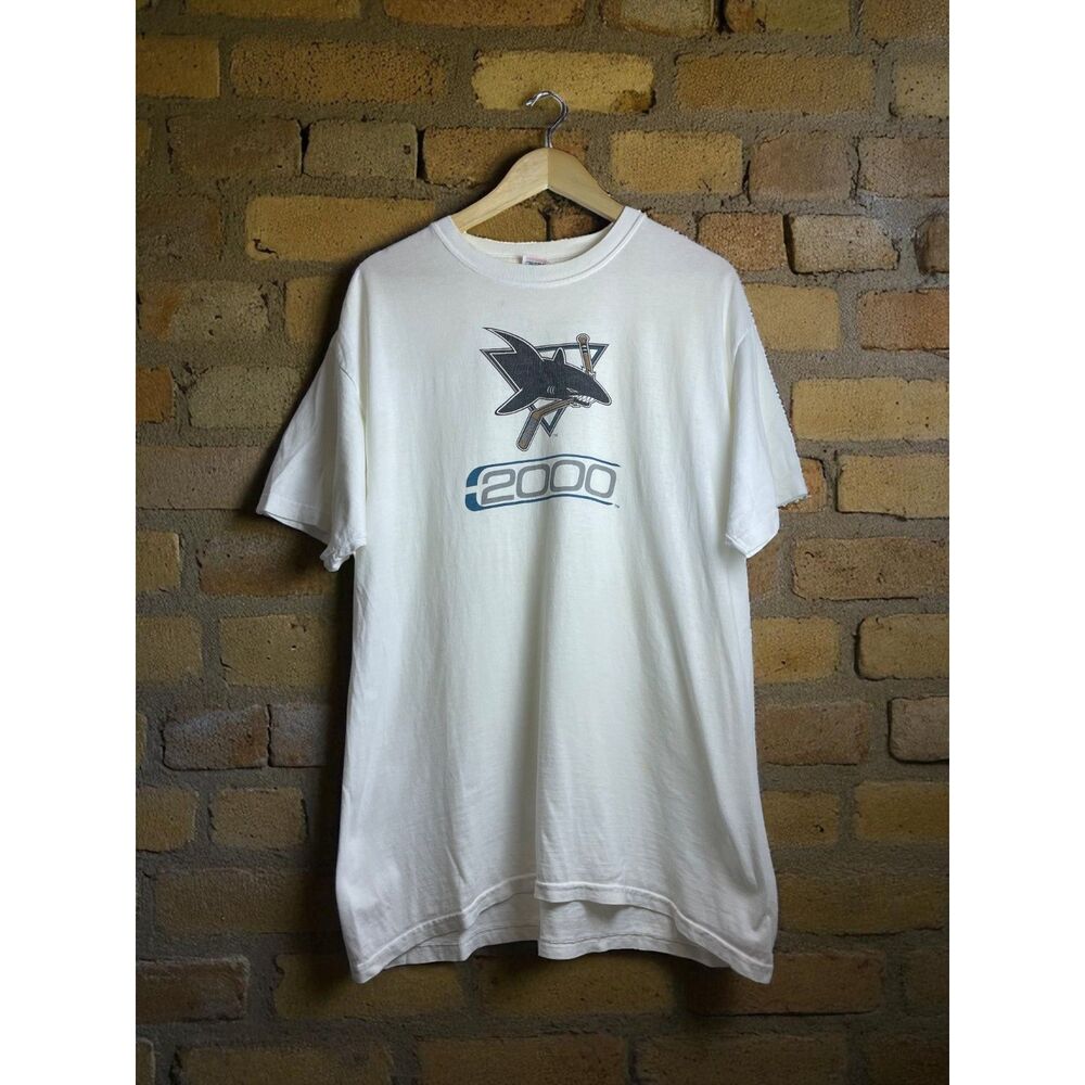 San Jose Sharks 2000 Pacific Bell Vintage T-Shirt – Size XL